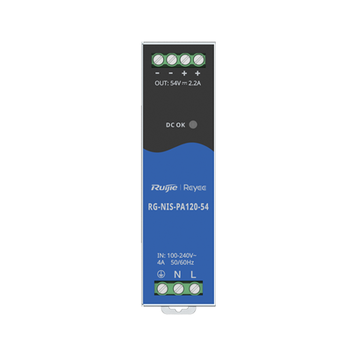 Sursa de alimentare in comutatie, 54V/2.2A, 120W, sina DIN - Ruijie Reyee RG-NIS-PA120-54 [2]