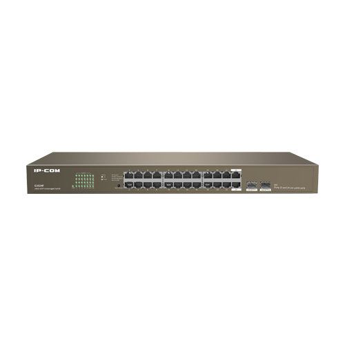 Switch 24 x RJ45 1G, 2 x combo SFP 1G - IP-COM G1024F [2]
