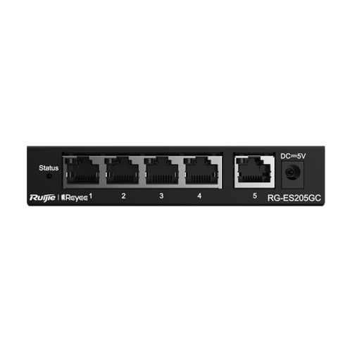 Switch 5 porturi RJ45 Gigabit, L2 Cloud Management - Ruijie RG-ES205GC [2]