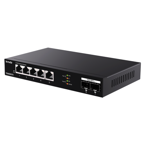 Switch 5 x RJ45 2.5G, 2 x SFP+ 10G - TENDA TND-TEM2007X [3]