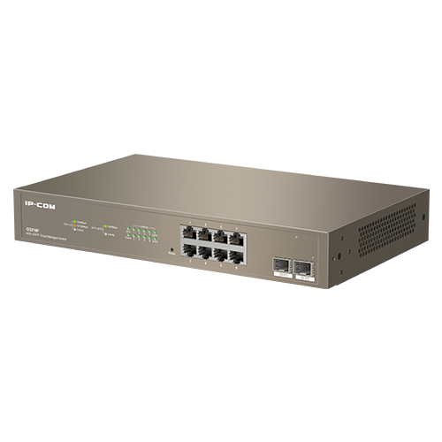 Switch 8 x RJ45 Gigabit, 2 x SFP Gigabit Uplink, Cloud Management - IP-COM G3310F [3]