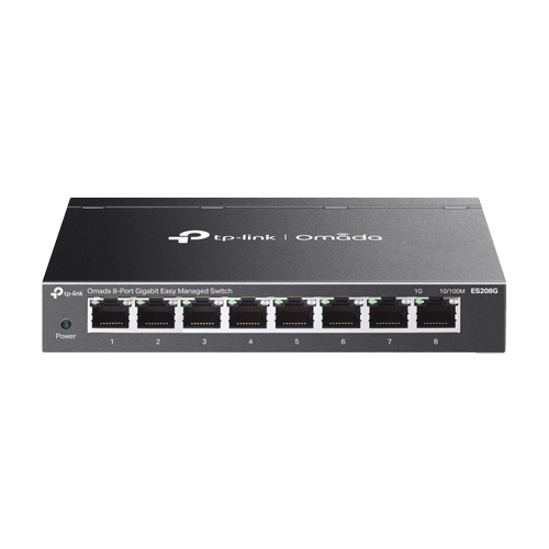 Switch 8 x RJ45 Gigabit, Easy Managed - TP-Link Omada ES208G [2]