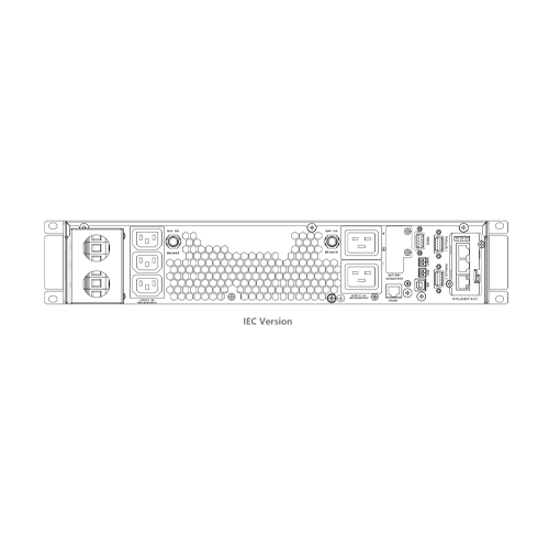 UPS Online, 6 KW, PFC, Sinusoidala pura, afisaj LCD - HIKVISION DS-UPS06K-R-TJL [2]