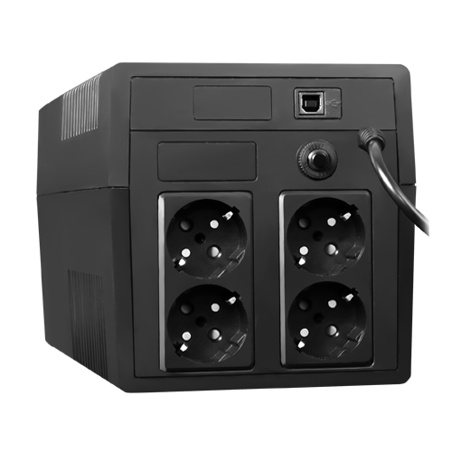UPS TSY Power, 1200VA/720W, LED, AVR-repornire automata, Management, 4 x Schuko, 2 x RJ45, 1 X USB type B TSY-MP-1K2-LED [2]