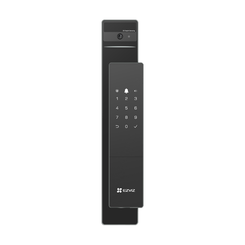 Yala inteligenta cu recunoastere faciala, vizor inteligent si ecran 4', baterie 5000 mAh - EZVIZ CS-DL50FVS(WBP,GR) [2]