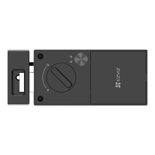 Yala inteligenta, Wi-Fi, sonerie incorporata, verificare status inchidere, alarma anti-furt - EZVIZ CS-DL03(WP)-Black [3]