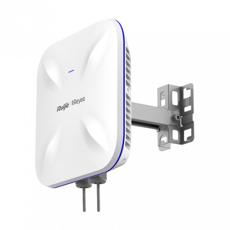 Transmisie wireless IP - Access Point exterior AX1800 Dual-Band, Wi-Fi 6, 1x GE, 1x SFP, PoE IN, Cloud Management - Ruijie RG-RAP6260(G)