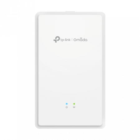 Transmisie wireless IP - Access Point Wi-Fi 6, AX1800 Dual-Band, 1 x GPON, 1 x FXS, 2 x RJ45 1G, PoE Out - TP-Link Omada EAP625GP-Wall