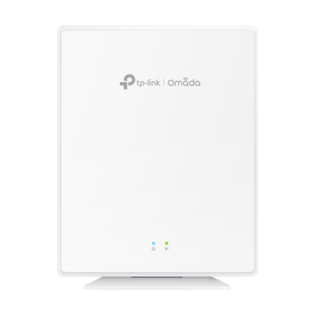 Transmisie wireless IP - Access Point Wi-Fi 6, AX1800 Dual-Band, 1 x GPON, 1 x FXS, 4 x RJ45 1G, PoE Out - TP-Link Omada EAP610GP-Desktop