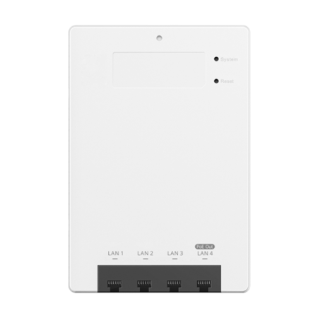 Access Point Wi-Fi 6, AX3000 Dual-Band, 5 x RJ45 1G, PoE In/Out, Cloud Management - Ruijie Reyee RG-RAP62-Wall [3]
