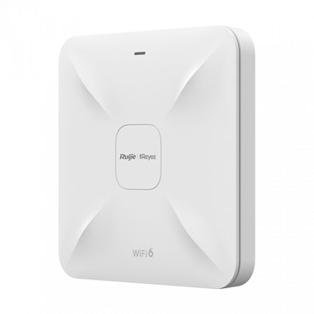 Access Point Wireless AX1800 Dual-Band, Wi-Fi 6, 2x RJ45 Gigabit, PoE IN, Cloud Management - Ruijie RG-RAP2260(G) [1]