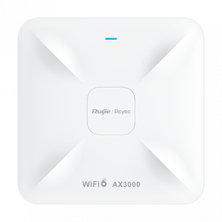 Transmisie wireless IP - Access Point Wireless AX3000 Dual-Band, Wi-Fi 6, 1x RJ45 2.5G, 1x RJ45 1G, PoE IN, Cloud Management - Ruijie RG-RAP2260