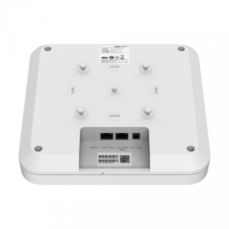 Access Point Wireless AX6000 Dual-Band, Wi-Fi 6, 2x RJ45 2.5G, PoE IN, Cloud Management - Ruijie RG-RAP2260(H) [1]