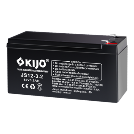 Detectie efractie - Acumulator AGM 12V, 3.2 Ah, F1 - KIJO JS12-3.2