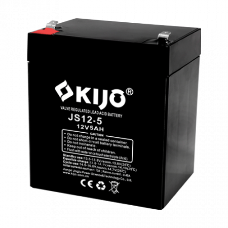 Detectie efractie - Acumulator AGM 12V, 5Ah, F1 - KIJO JS12-5