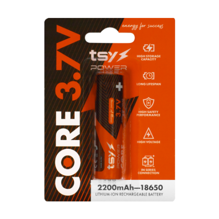 Acumulator Core Lithium-Ion 18650, 3.7V, 2200mAh TSY-CORE-2200 [1]