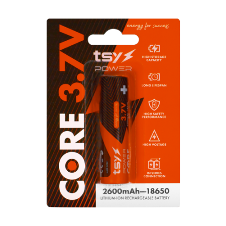 Acumulator Core Lithium-Ion 18650, 3.7V, 2600mAh TSY-CORE-2600 [1]