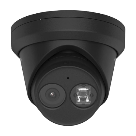 Supraveghere video - AcuSense - Camera IP 4MP, lentila 2.8mm, IR 30m, Mic. PoE, neagra - HIKVISION DS-2CD2343G2-IU-2.8mm-BLACK