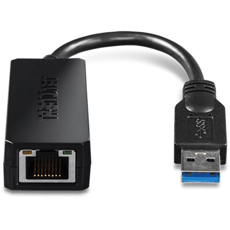 Adaptoare Wi-Fi si accesorii USB - Adaptor USB 3.0 la Ethernet Gigabit RJ45 - TRENDnet TU3-ETG