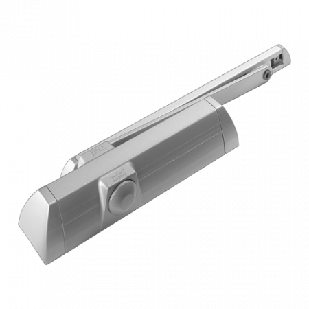 Accesorii control acces - Amortizor hidraulic cu brat glisant, argintiu - DORMA TS90-IMPULSE-SILVER