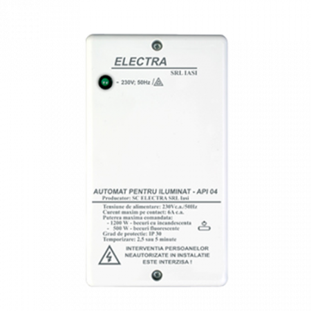 Accesorii interfoane - Automat pentru iluminat holurile sau scarile de bloc - ELECTRA API.11A