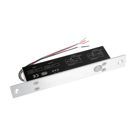 Yale si bolturi electrice - Bolt electric Fail Safe (NC), 12 Vcc, delay 0-3-6 secunde, monitorizare CSL-39-NC