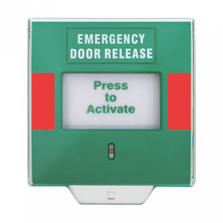 Buton aplicabil din plastic pentru iesire de urgenta, LED, buzzer (TEXT) CSB-802 [1]