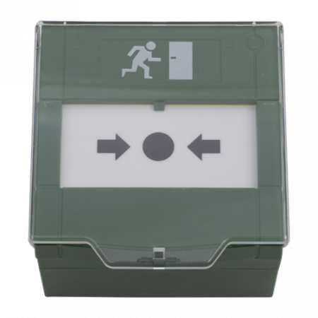 Control acces - Buton aplicabil din plastic, pentru iesire de urgenta (PICTOGRAMA) CSB-800G2