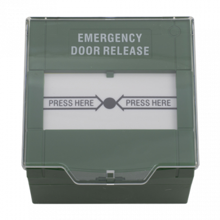 Control acces - Buton aplicabil din plastic, pentru iesire de urgenta (TEXT) CSB-800G