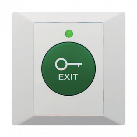 Butoane de acces - Buton de iesire din plastic, profil ingust, LED, buzzer CSB-86G-LED