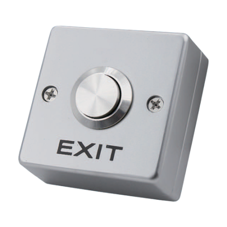 Control acces - Buton de iesire, montaj aparent, aliaj, IP65, NO-COM (EXIT) CSB-503WS