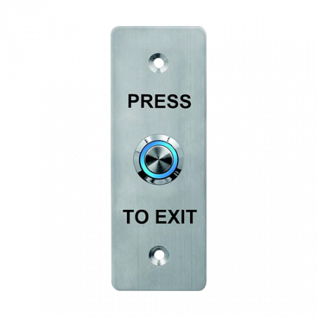 Butoane de acces - Buton de iesire, montaj ingropat, inox, LED, NO-NC-COM, 115 x 40 mm CSB-408L