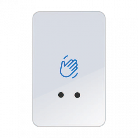 Butoane de acces - Buton de iesire Touchless ajustabil, plastic argintiu, montaj aparent, IP66 CSB-20C30S-P1