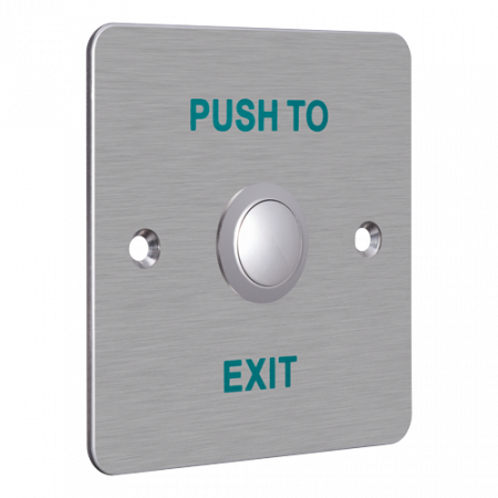 Buton iesire montaj ingropat, panou frontal Aluminiu - HIKVISION DS-K7P01 [1]