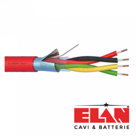 Cabluri INCENDIU - Cablu de incendiu E120 - 2x2x0.8mm, 100m ELN120-2x2x08