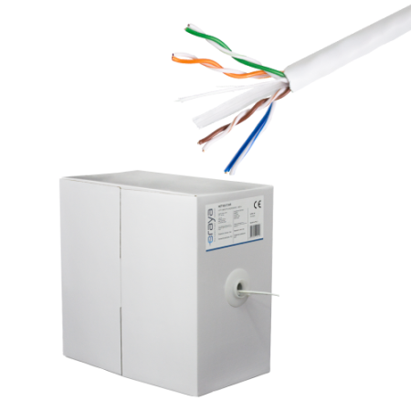Cabluri DATE - Cablu UTP, cat 6, CUPRU 100%, 305m, LSZH, 4x2x23 AWG - eRaya NET6LUT-305