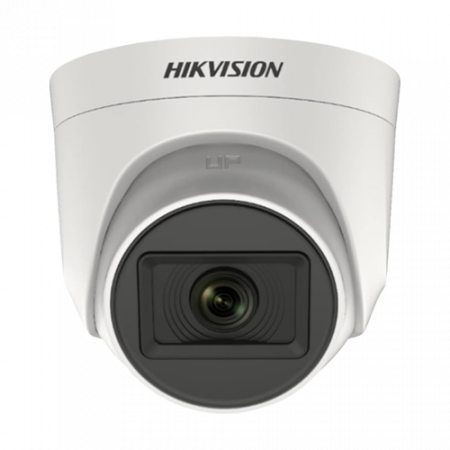 Supraveghere video - Camera Analog 5MP, lentila 2.8mm, IR 20m, AHD,TVI,CVI,CVBS, Mic - HIKVISION DS-2CE76H0T-ITPFS-2.8mm