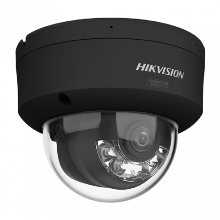 Camera IP 4MP, lentila 2.8mm, IR 30m, WL 30m ColorVu3, 2xMic, Alarma, IK10, NEAGRA - HIKVISION DS-2CD2147G3-LIS2UY-2.8mm-BLACK [1]