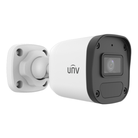 Supraveghere video - Camera IP 4MP, lentila 2.8mm, Smart IR 30m, Mic, PoE, IP67- UNV IPC2124LB-AF28-ECO
