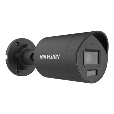 Supraveghere video - Camera IP, AcuSense, 4MP, lentila 2.8mm, IR 40m DarkFighter, Mic., PoE, BLACK - HIKVISION DS-2CD2046G2H-IU-2.8mm-BLACK