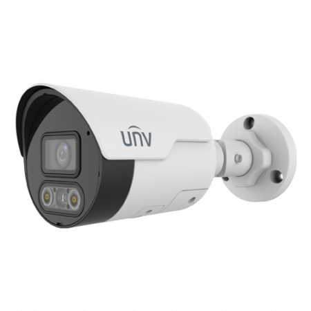 Supraveghere video - Camera IP ColorHunter Dual-Light, 8MP, lentila 2.8mm, IR 30m, WL 30m, Audio bidirectional, PoE - UNV IPC2128LE-ADF28KMC-DL