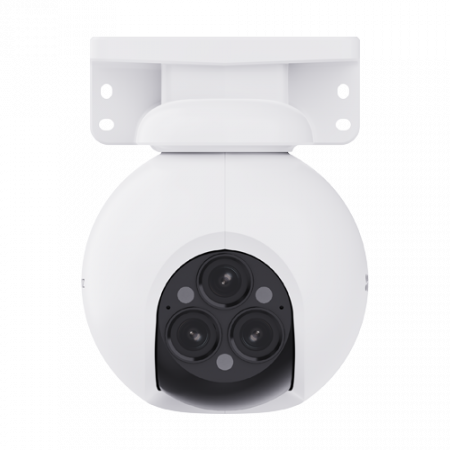 Camera IP Pan&Tilt, Wi-Fi, 3 lentile, 4MP, Audio bidirectional, IR 30m, Color 24/7, Alarma - EZVIZ CS-H80f(3x4MP) [1]