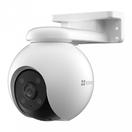 Camere supraveghere Wi-Fi & 4G - Camera IP WI-FI PT, rezolutie 5MP, Audio bidirectional, IR 30m, Color 24/7 - EZVIZ CS-H8-Pro-3K