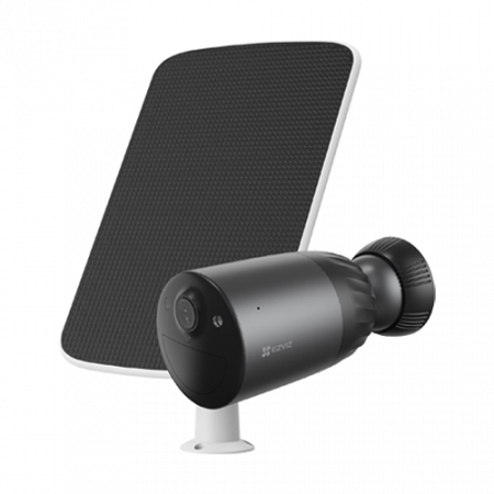 Camere supraveghere Wi-Fi & 4G - Camera IP Wi-Fi6, rezolutie 8.0MP, acumulator 10.400 mAh, Audio, IR15m, Color 24/7, Panou Solar - EZVIZ CS-BC1C-4K(SP-kit)