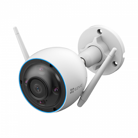 Camere supraveghere Wi-Fi & 4G - Camera IP WiFi, rezolutie 5.0MP, lentila 2.8mm, color 24/7, IR 30M, Audio bidirectional - EZVIZ CS-H3-3K
