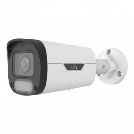 Supraveghere video - Camera IP Wise-ISP, ColorHunter, 8MP, lentila 2.8mm, WL 30M, Mic, PoE, color 24/7 - UNV IPC2318LE-ADF28KM-WP