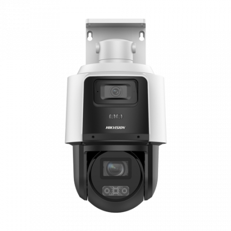 Camere supraveghere IP - Camera TandemVu PTZ, 4MP, 10X, IR max. 80m DarkFighter, WL 30m - HIKVISION DS-2SE3C410MWG-E14-2.8mm