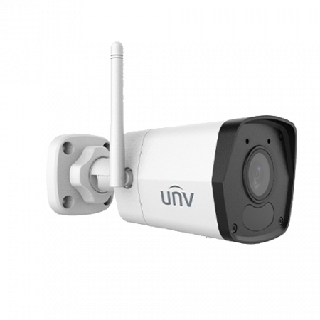 Camere supraveghere Wi-Fi & 4G - Camera Wi-Fi IP 2MP, Smart IR 30M, lentila 2.8mm, IP67, Microfon integrat- UNV IPC2122LB-AF28WK-G