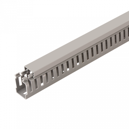 Canal cablu - Canal cablu perforat 40x60 mm, cu capac, 2m - DLX PVCP-407-60