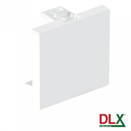 Canal cablu cu accesorii - Capac fals pentru aparataj 45x45 mm (2 module) - DLX DLX-245-48